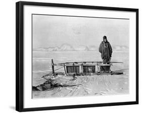 The Last Sledge from the Trek Back from the 'Great Southern Journey, 1909-null-Framed Giclee Print