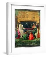 The Last Sleep of Arthur in Avalon, 1881-98-Edward Burne-Jones-Framed Giclee Print