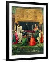 The Last Sleep of Arthur in Avalon, 1881-98-Edward Burne-Jones-Framed Giclee Print