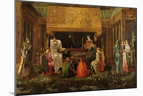 The Last Sleep-Edward Burne-Jones-Mounted Art Print