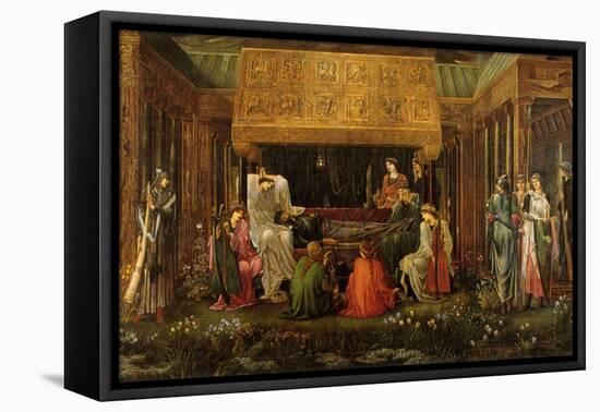 The Last Sleep-Edward Burne-Jones-Framed Stretched Canvas