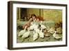 The Last Spoonful, 1880-Briton Rivière-Framed Giclee Print