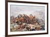 The Last Stand of the 44th Regiment at Gundamuck during the Retreat from Kabul, 1841, 1898-William Barnes Wollen-Framed Giclee Print