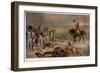 The Last Stand of the Imperial Guards at Waterloo in 1815-Robert Alexander Hillingford-Framed Giclee Print