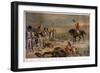 The Last Stand of the Imperial Guards at Waterloo in 1815-Robert Alexander Hillingford-Framed Giclee Print