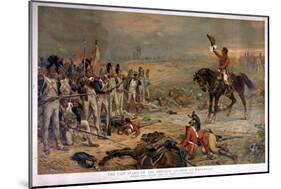 The Last Stand of the Imperial Guards at Waterloo-Robert Alexander Hillingford-Mounted Giclee Print
