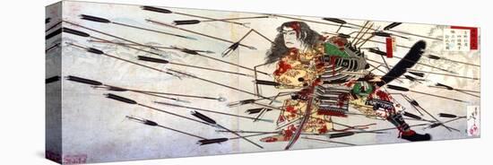 The Last Stand of the Kusunoki-Yoshitoshi Tsukioka-Stretched Canvas