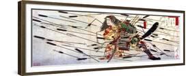 The Last Stand of the Kusunoki-Yoshitoshi Tsukioka-Framed Giclee Print