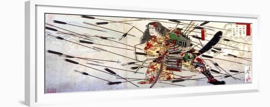 The Last Stand of the Kusunoki-Yoshitoshi Tsukioka-Framed Giclee Print