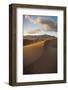 The Last Sunlight of the Day Lights the Sand of Great Sand Dunes National Park, Colorado-Jason J. Hatfield-Framed Photographic Print