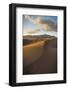 The Last Sunlight of the Day Lights the Sand of Great Sand Dunes National Park, Colorado-Jason J. Hatfield-Framed Photographic Print