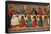 The Last Supper, 1310-1315-Ugolino Di Nerio-Framed Stretched Canvas