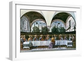 The Last Supper, 1480-Domenico Ghirlandaio-Framed Giclee Print