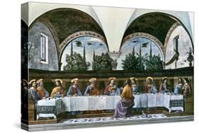 The Last Supper, 1480-Domenico Ghirlandaio-Stretched Canvas