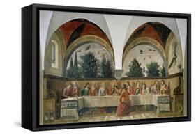 The Last Supper, 1480-Domenico Ghirlandaio-Framed Stretched Canvas