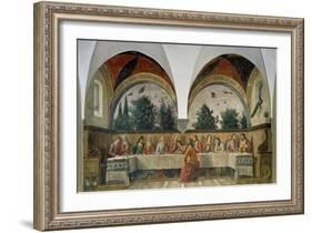 The Last Supper, 1480-Domenico Ghirlandaio-Framed Giclee Print