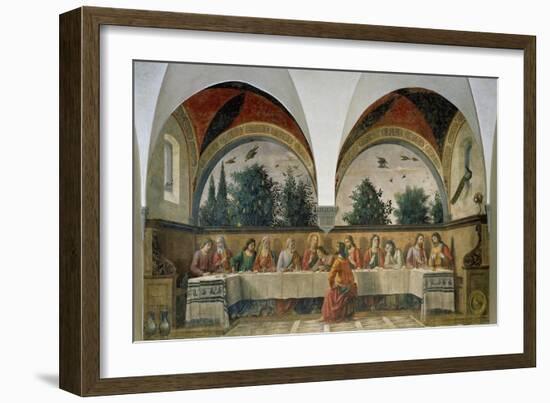 The Last Supper, 1480-Domenico Ghirlandaio-Framed Giclee Print