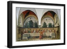 The Last Supper, 1480-Domenico Ghirlandaio-Framed Giclee Print