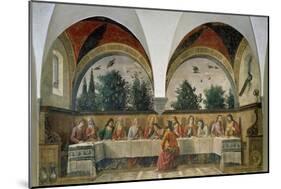 The Last Supper, 1480-Domenico Ghirlandaio-Mounted Giclee Print