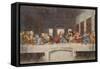 'The Last Supper', 1494-1498-Leonardo Da Vinci-Framed Stretched Canvas
