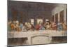 'The Last Supper', 1494-1498-Leonardo Da Vinci-Mounted Giclee Print