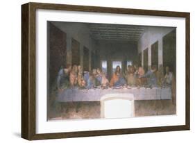 The Last Supper, 1495-1497-Leonardo da Vinci-Framed Giclee Print