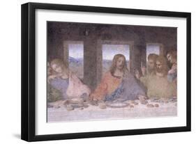 The Last Supper, 1495-97 (Post Restoration)-Leonardo da Vinci-Framed Giclee Print