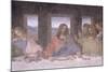 The Last Supper, 1495-97 (Post Restoration)-Leonardo da Vinci-Mounted Giclee Print