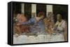 The Last Supper, 1495-97 (Post Restoration)-Leonardo da Vinci-Framed Stretched Canvas