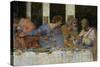 The Last Supper, 1495-97 (Post Restoration)-Leonardo da Vinci-Stretched Canvas