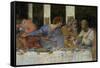 The Last Supper, 1495-97 (Post Restoration)-Leonardo da Vinci-Framed Stretched Canvas