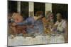 The Last Supper, 1495-97 (Post Restoration)-Leonardo da Vinci-Mounted Giclee Print