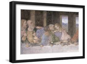 The Last Supper, 1495-97 (Post Restoration)-Leonardo da Vinci-Framed Giclee Print