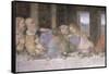 The Last Supper, 1495-97 (Post Restoration)-Leonardo da Vinci-Framed Stretched Canvas