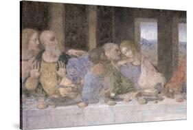 The Last Supper, 1495-97 (Post Restoration)-Leonardo da Vinci-Stretched Canvas