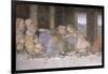 The Last Supper, 1495-97 (Post Restoration)-Leonardo da Vinci-Framed Giclee Print