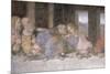 The Last Supper, 1495-97 (Post Restoration)-Leonardo da Vinci-Mounted Premium Giclee Print