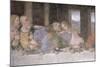 The Last Supper, 1495-97 (Post Restoration)-Leonardo da Vinci-Mounted Giclee Print