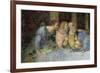 The Last Supper, 1495-97 (Post Restoration)-Leonardo da Vinci-Framed Giclee Print