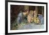 The Last Supper, 1495-97 (Post Restoration)-Leonardo da Vinci-Framed Giclee Print