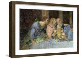 The Last Supper, 1495-97 (Post Restoration)-Leonardo da Vinci-Framed Giclee Print