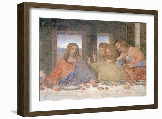 The Last Supper, 1495-97 (Post Restoration)-Leonardo da Vinci-Framed Giclee Print