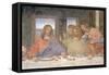 The Last Supper, 1495-97 (Post Restoration)-Leonardo da Vinci-Framed Stretched Canvas