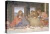 The Last Supper, 1495-97 (Post Restoration)-Leonardo da Vinci-Stretched Canvas