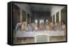 The Last Supper, 1495-97-Leonardo da Vinci-Framed Stretched Canvas