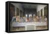 The Last Supper, 1495-97-Leonardo da Vinci-Framed Stretched Canvas