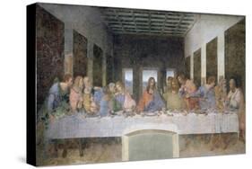 The Last Supper, 1495-97-Leonardo da Vinci-Stretched Canvas
