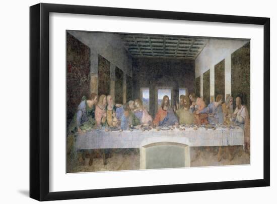 The Last Supper, 1495-97-Leonardo da Vinci-Framed Giclee Print