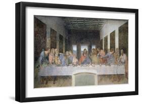 The Last Supper, 1495-97-Leonardo da Vinci-Framed Giclee Print