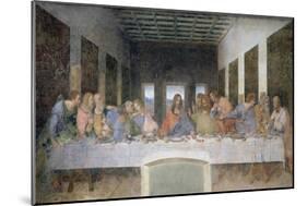 The Last Supper, 1495-97-Leonardo da Vinci-Mounted Giclee Print